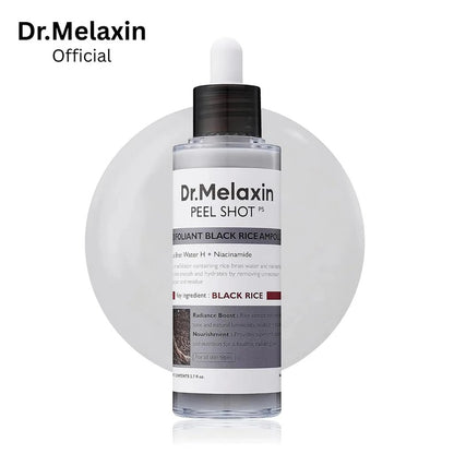 Dr Melaxin Rice Peel Glow Serum for glowing skin, acne treatment, and dark spot correction