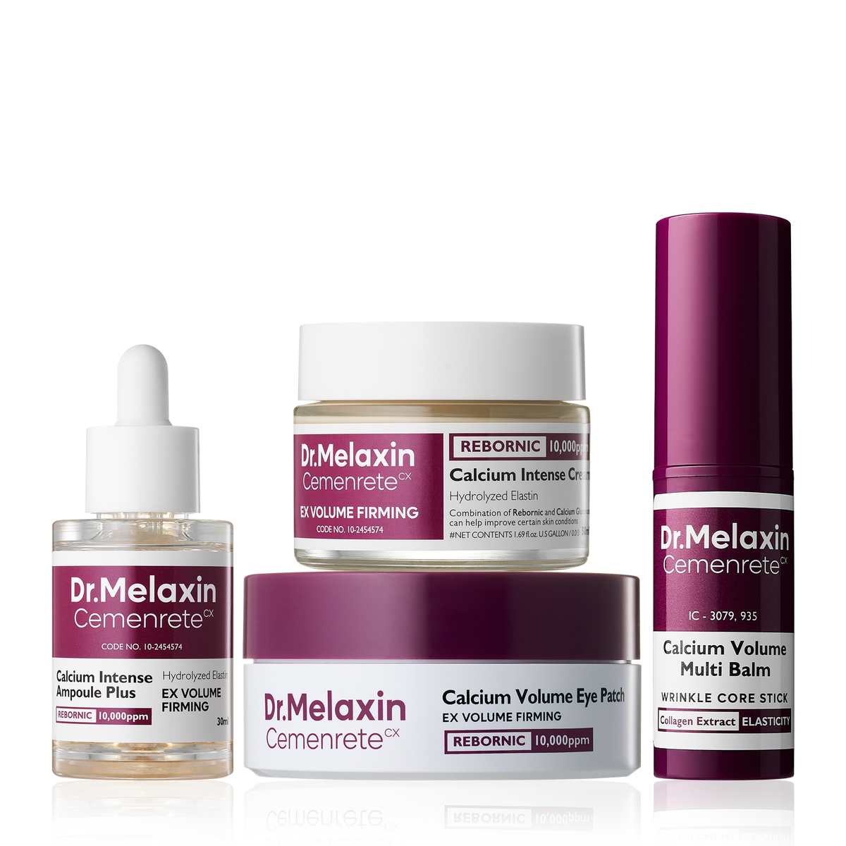 Melaxin Cemenrete Calcium Eyecare Routine — set contents