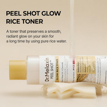 Peel Shot Glow Rice Toner 200ml | Hydrating & Brightening Face Toner