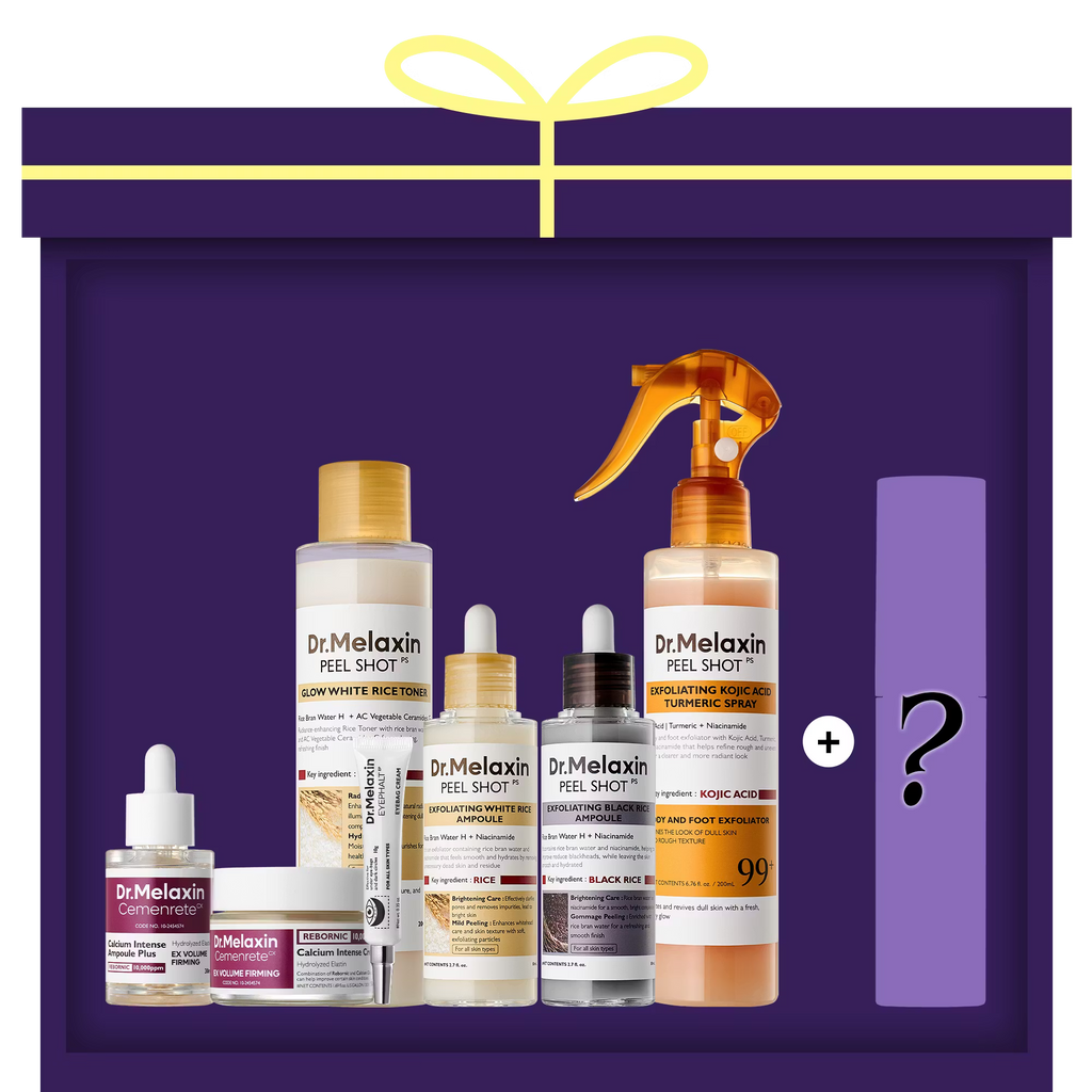 Melaxin Lucky Box 7+1 All-In-One Glow Routine Set — set overview